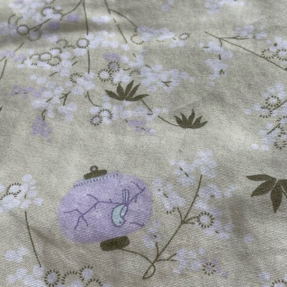 Gymboree Blanket Yellow Purple Fans Neutral Baby Crib Vtg 2004 Reversible HTF - Picture 4 of 10